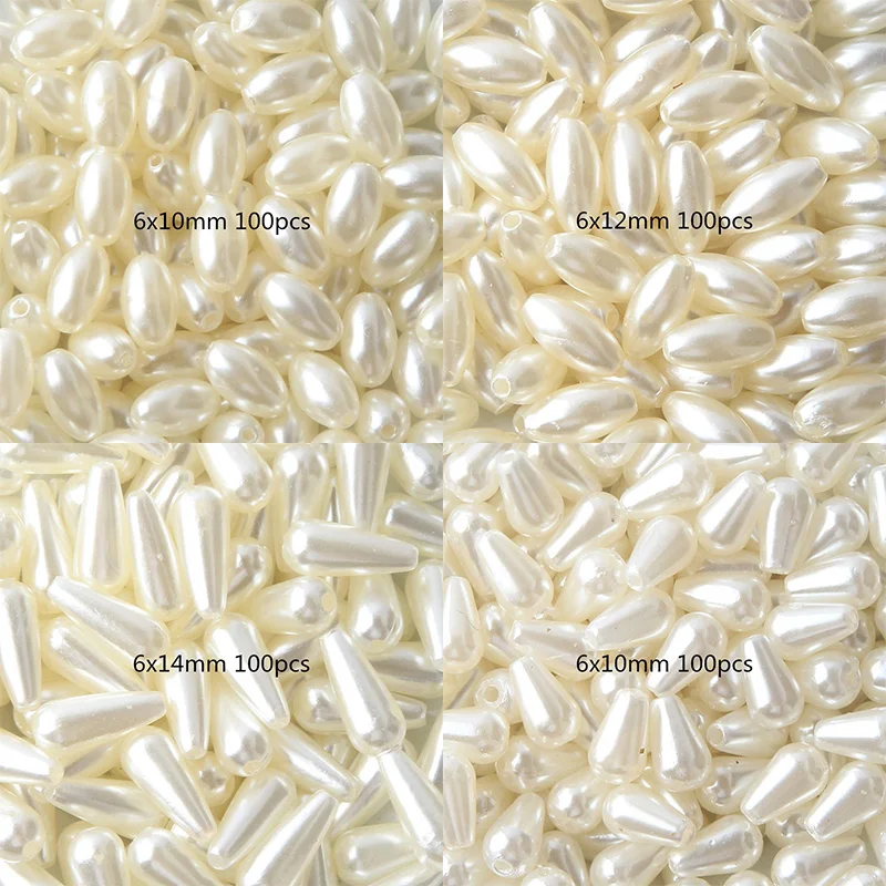 

Beige Imitation Pearl Oval Shape Acrylic Spacer Beads For Jewelry Diy Making Findings Necklace Bracelet Accessories wholesale