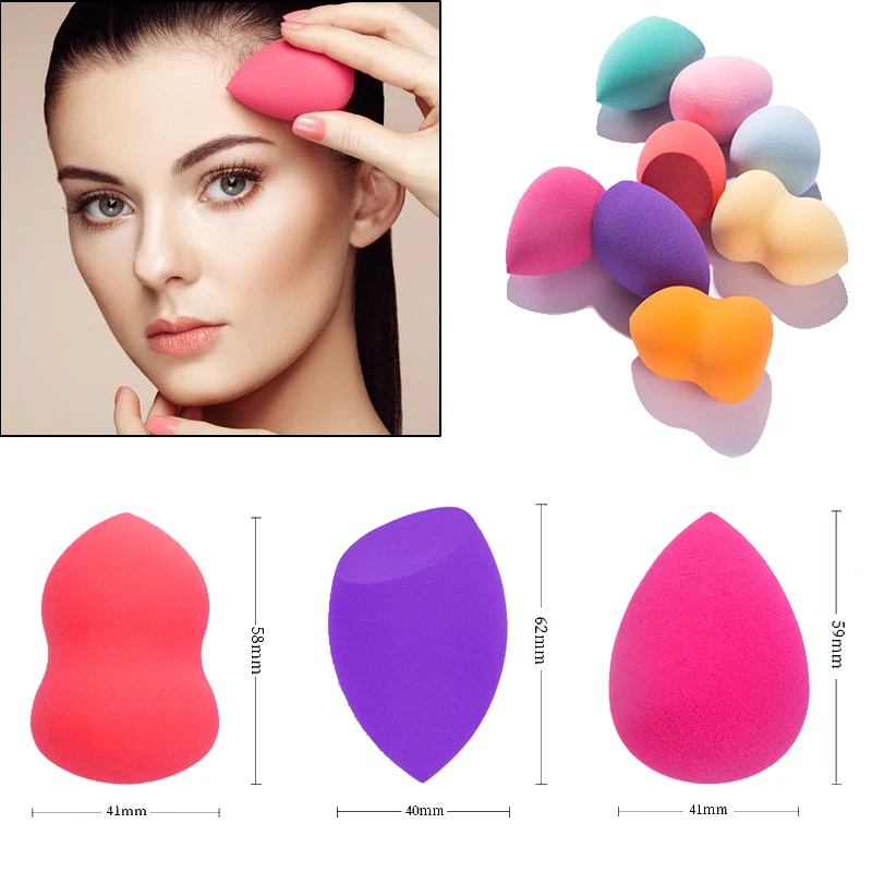 

2Pc Makeup Sponges Puff Bouncy and Puffy Enlarged in Water One Dual-use Loose Powder Base Makeup Cosmetics Sponge Bauty Blender