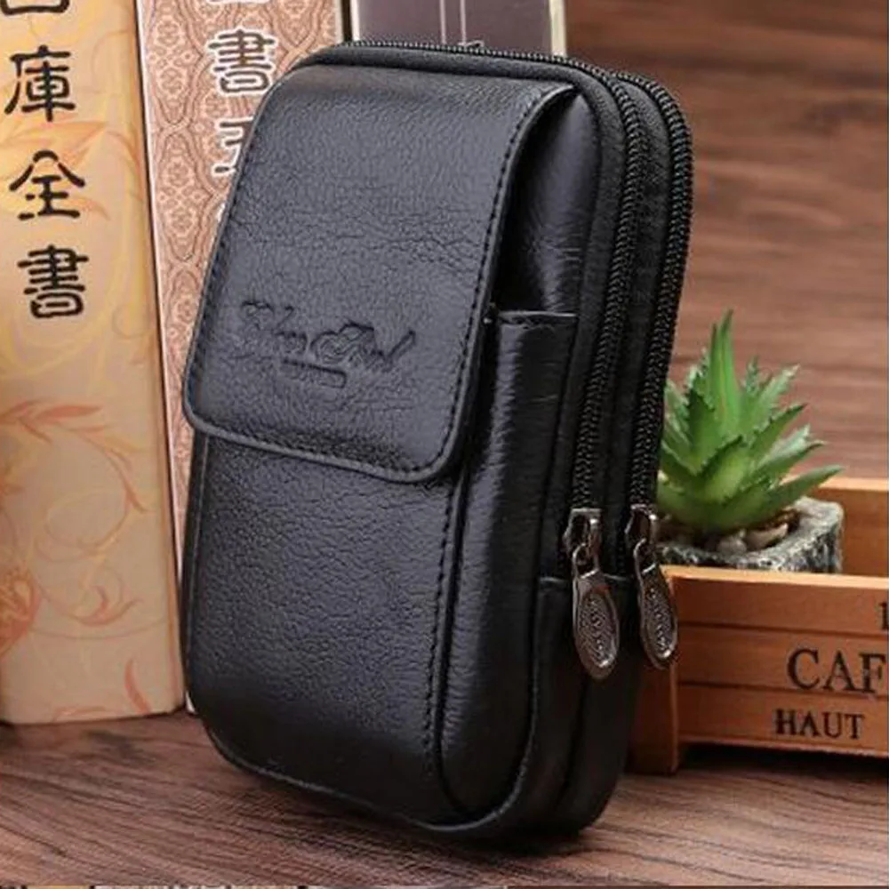 Высокое качество Мужская поясная сумка мобильный сотовый Чехол для телефона