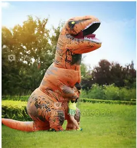 Надувной костюм динозавра T-Rex на Хэллоуин вечерние платья для взрослых игровое