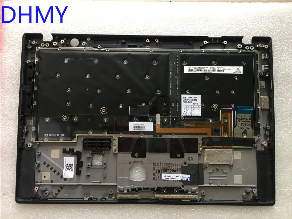 Precio Lenovo-funda Para Ordenador Portátil Lenovo X1 De 5ª Generación De Carbono, 2017 Palmrest, Con Teclado Retroiluminado De EE. UU., 01LX508, 01LX548, 01HY027
