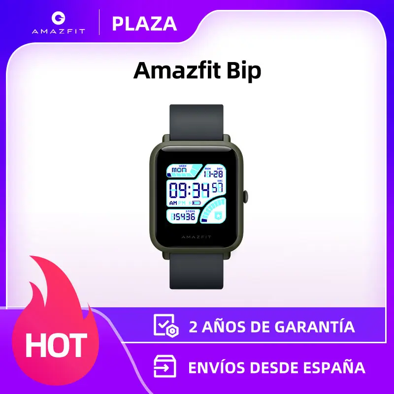 [Плаза] глобальная версия Amazfit Bip smart watch battery 45-day life 3atm resistant activity | Электроника