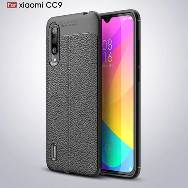 YUETUO кожаный чехол на заднюю панель телефона, чехол, чехол для xiaomi mi cc9 cc9e a3 lite a 3 a3lite mi a3 mi cc9 для xio mi silicone