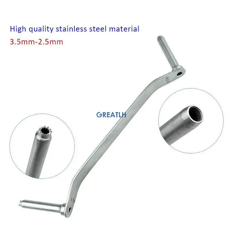 Двойная втулка для дрели из нержавеющей стали ветеринарный ортопедический