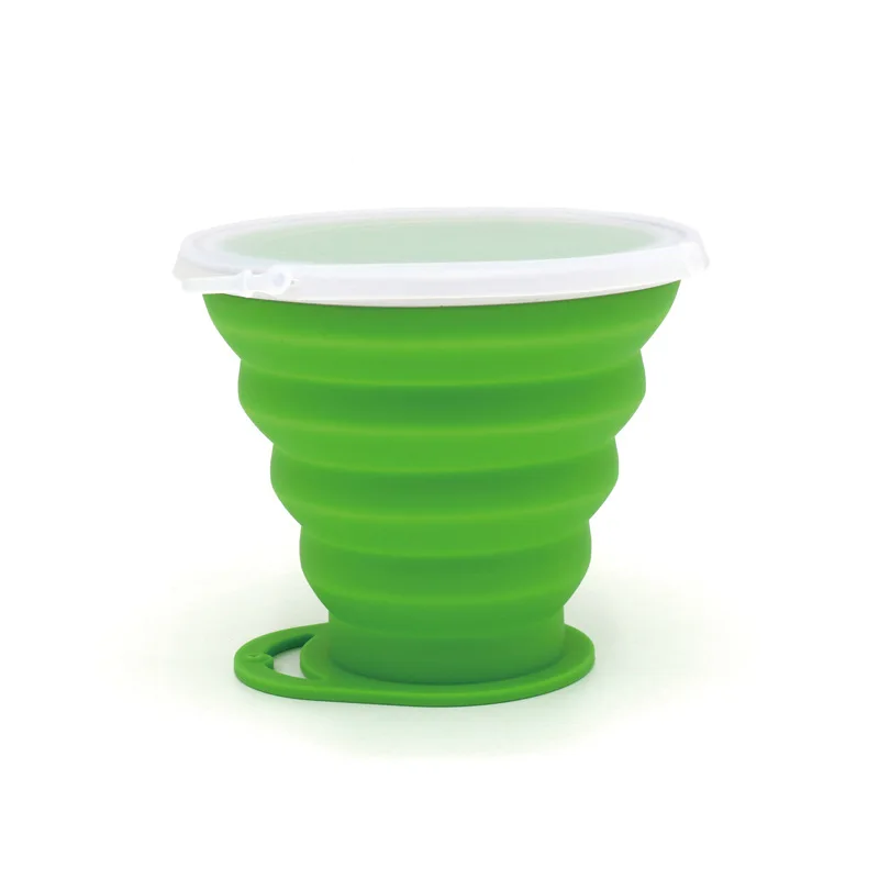 

Silicone Folding Cup 270ml Food Grade Outdoor Sport Cup Telescopic Mouthwash High Temperature Resistant Environmental Protection