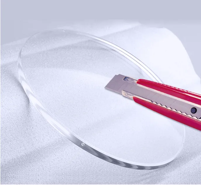 Минеральные часы с двумя куполообразными кристаллами толщиной 1 5 мм диаметр 30-38