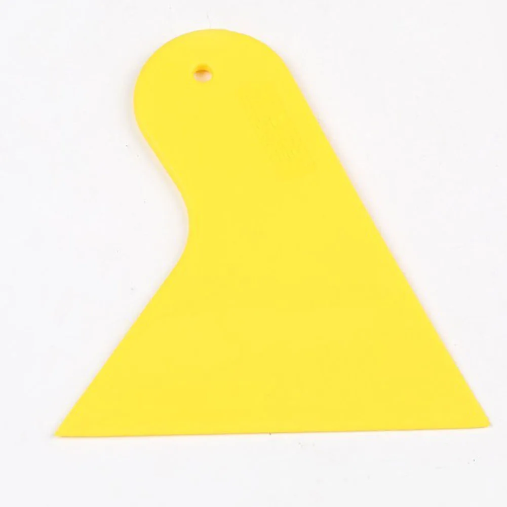 5 шт. автомобильный скребок для наклеек пластины стекло желтый пластик