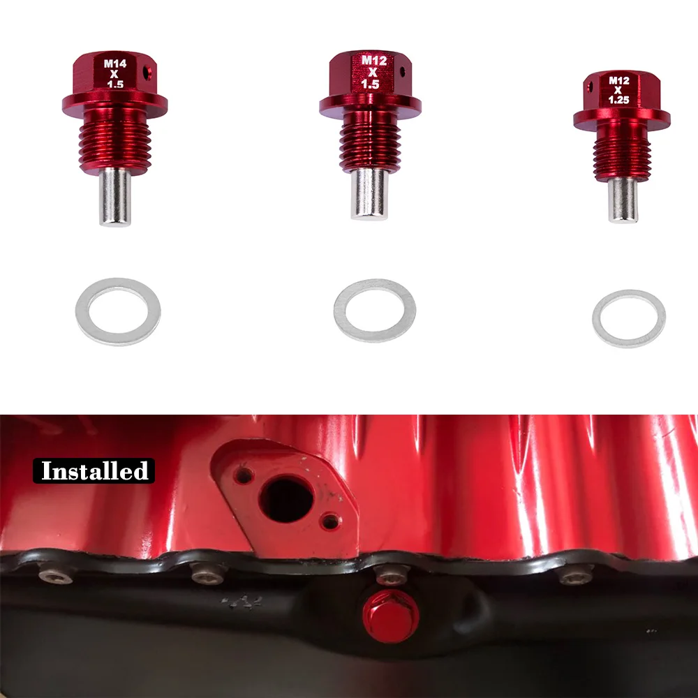 Hypertune M12 * 1 25 5 M14 Магнитный моторный масляный поддон сливной фильтр адсорбирующий