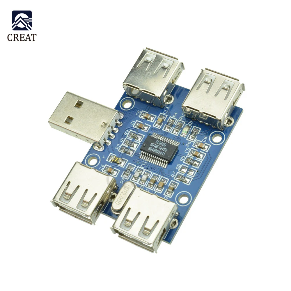 USB-концентратор DC 5 В 4 разъема | Электронные компоненты и принадлежности