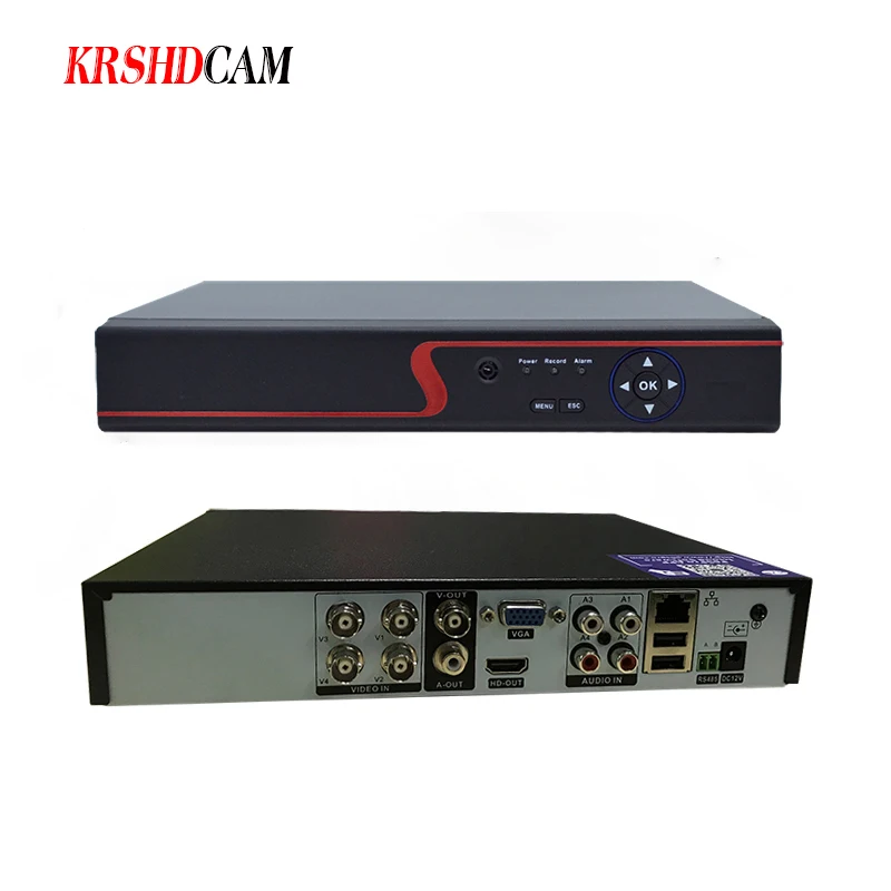 CCTV 4K 4CH 5MP AHD камера наружная водонепроницаемая IP66 P2P HDMI H.265 DVR система