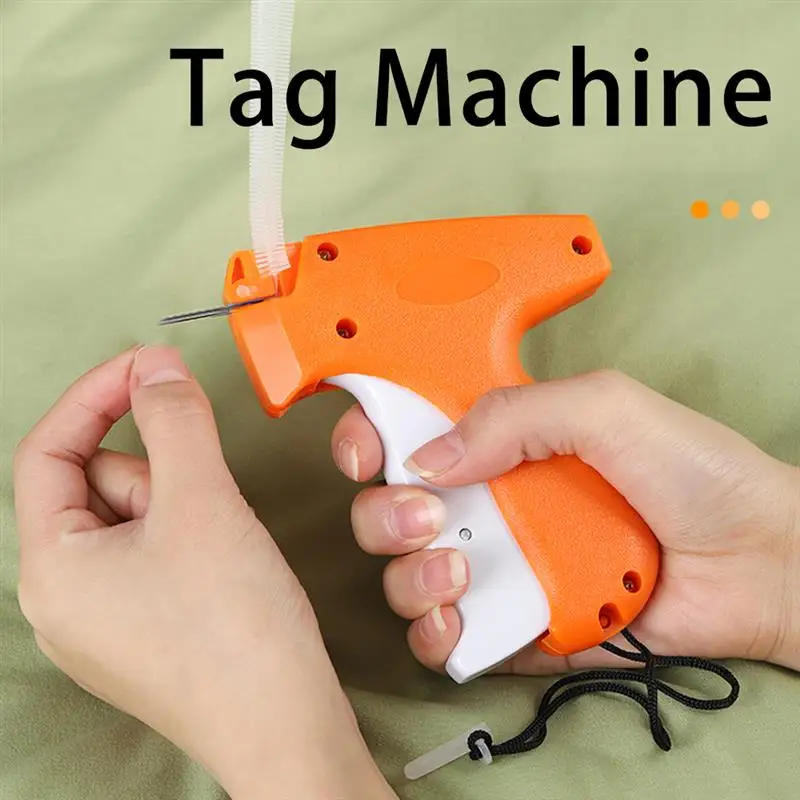 

Clothing Garment Label Machine with 5000 Price Tagging Barbs Orange Towel Tag Marking Machine Applicator