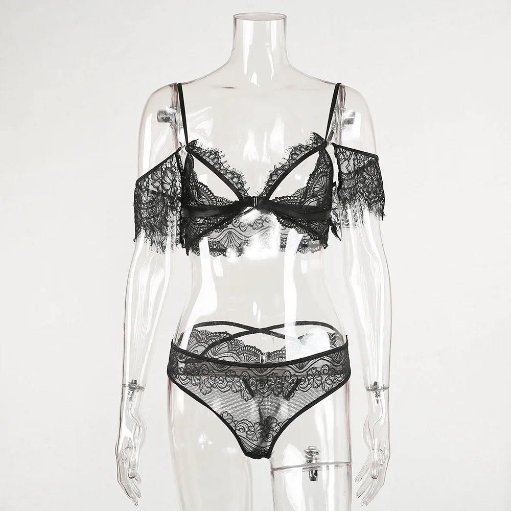 Кружевной комплект из двух предметов женский сексуальный топа и шорт женские