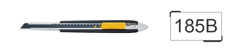 OLFA Европа импортируется из Японии, ABB-50 Черный Сменный клинок 9 мм, sharper 50-piece черный клинок