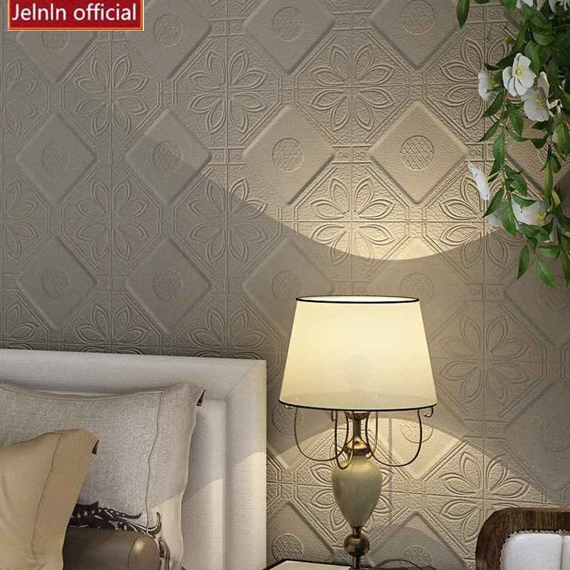 Желтый цветочный узор утолщенные 3d пены водонепроницаемые наклейки на стену