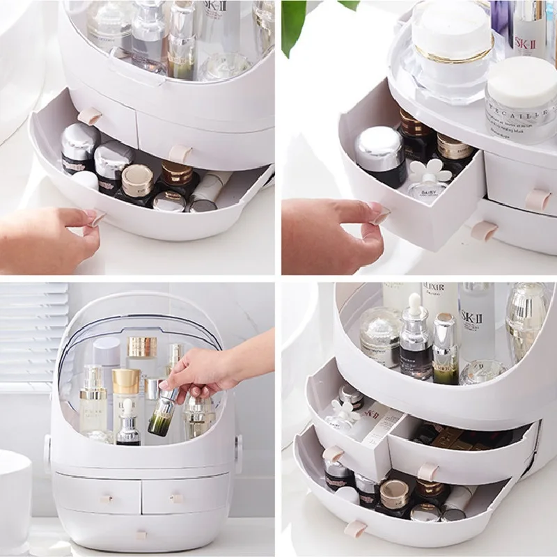 WBBOOMING Портативный косметический чехол органайзер пластиковая Водонепроницаемая