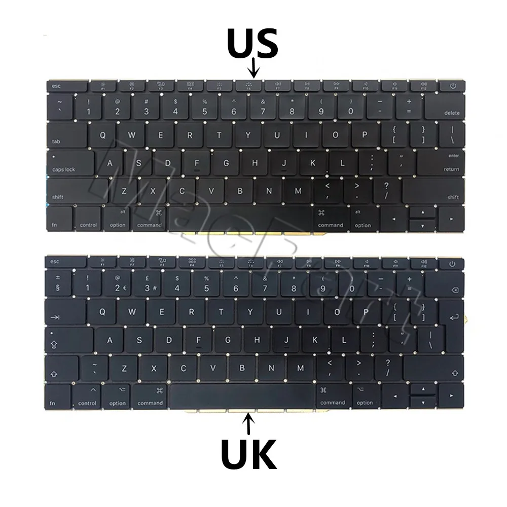 Оригинальная клавиатура для Macbook Pro A1708 американская английская французская