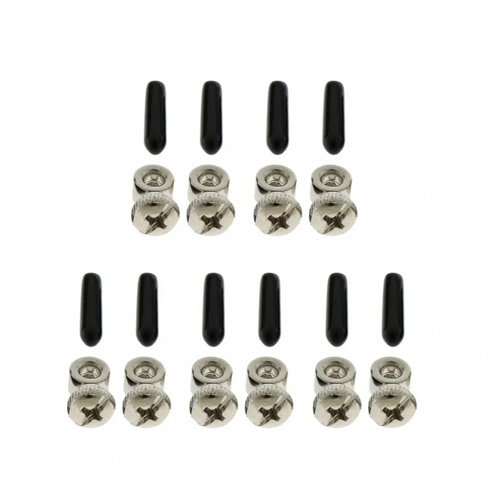 

5 Set Replacement Adjustable Screws End Caps Speed Jump Rope Cable Parts