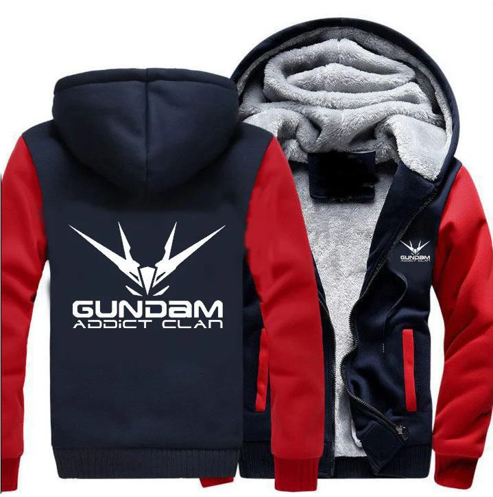 Мужские и женские толстовки американского размера для аниме куртки Gundam