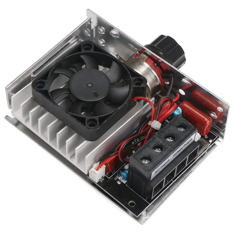 

New 220V AC 10000W Triac Voltage Regulator Speed Dimmer Temperature Control