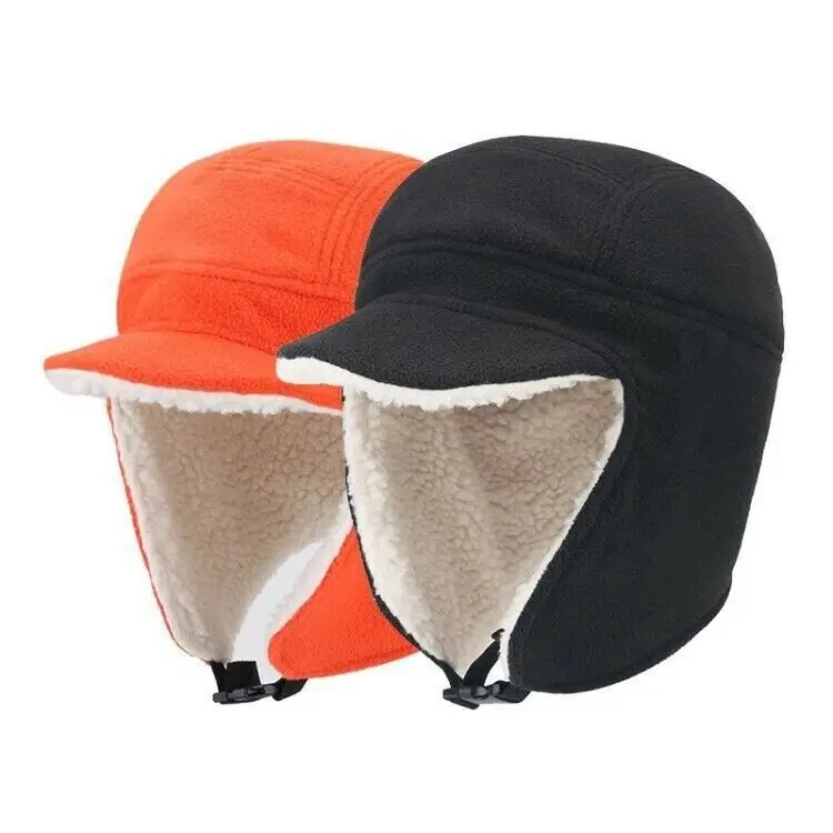 

Women Men Fleece Lined Hat Cap Ear Flaps Ski Trapper Winter Warm Casual New