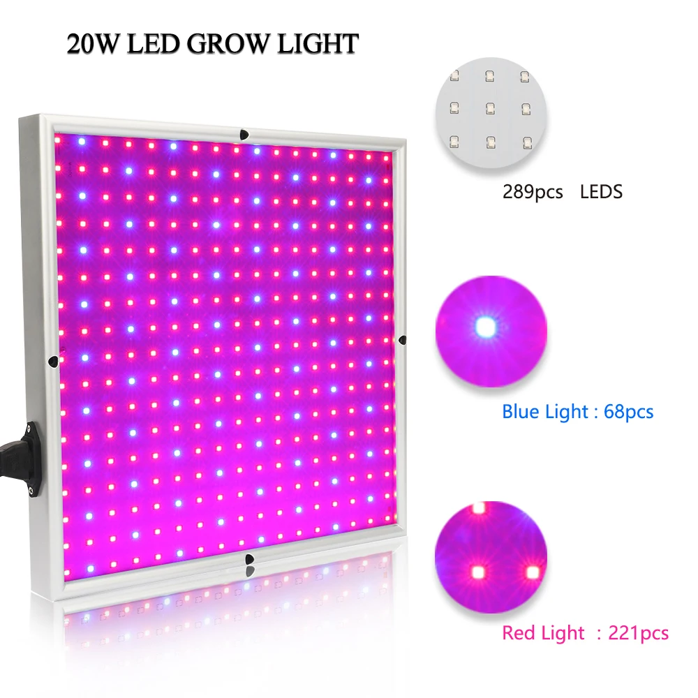 Светодиодный светильник для выращивания растений 120 Вт 1155Red + 210Blue 85 265 в|led ems lights|led