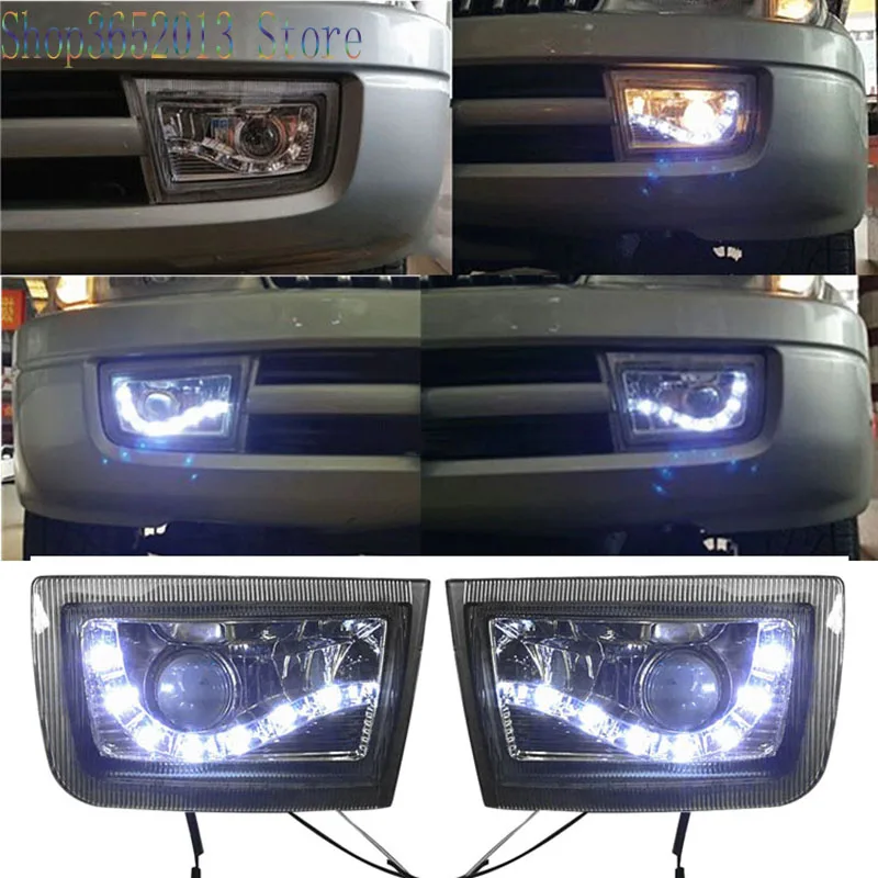 Для Toyota Prado LC90 3400 2700 1998 2002 светодиодный DRL LED переднего бампера светильник