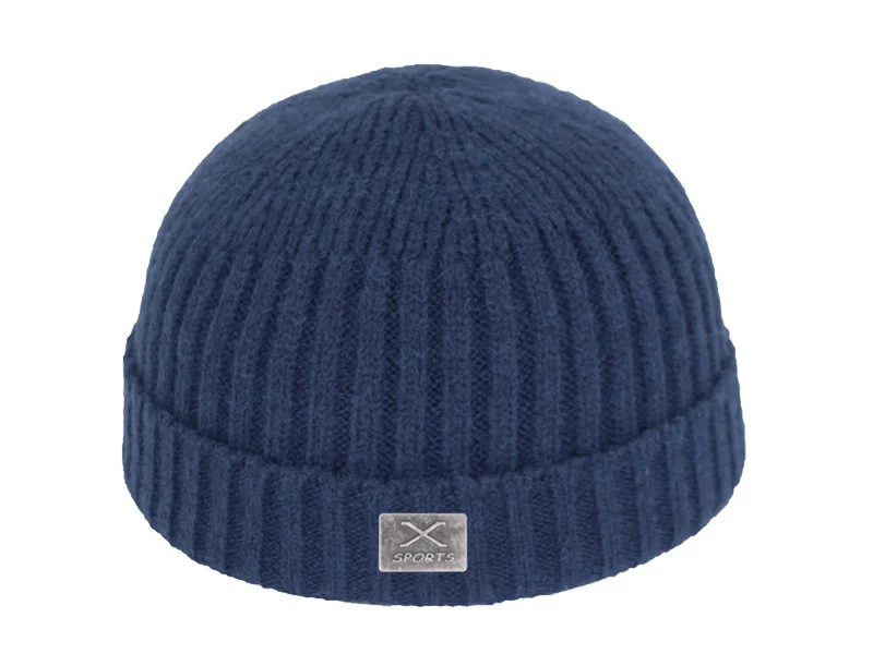 Короткая шапка Skullies Beanies, Мужская зимняя шапка, женские зимние шапки для мужчин, шапка s Miki Bonnet X Skull, женская вязаная шапка