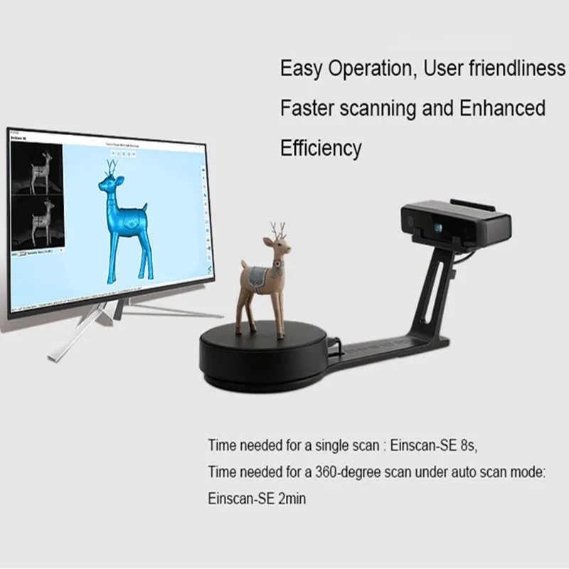 Настольный 3D сканер Einscan-SE с белсветильник сохраняет как STL-файл быстрый