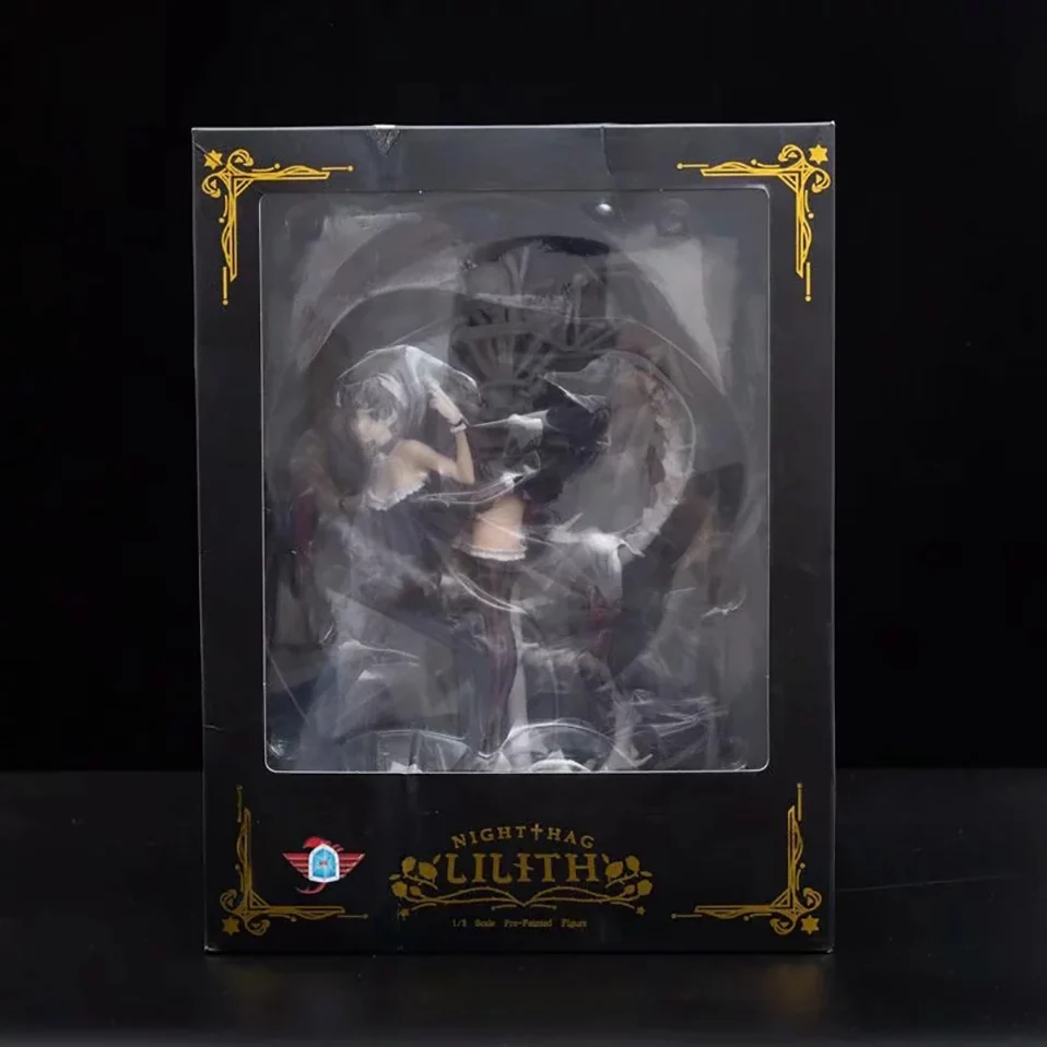 02box 33 см японского аниме Myethos Lilith ПВХ фигурка Аниме Черная сексуальная девушка фигурка украшение Коллекционная модель игрушки Детский подарок - Цвет: 02box