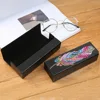 Diy Diamond Painting Glasses Storage Box Crystal Rhinestone Inlaid Sunglasses Case Portable Leather Glasses Case Christmas Gift 2