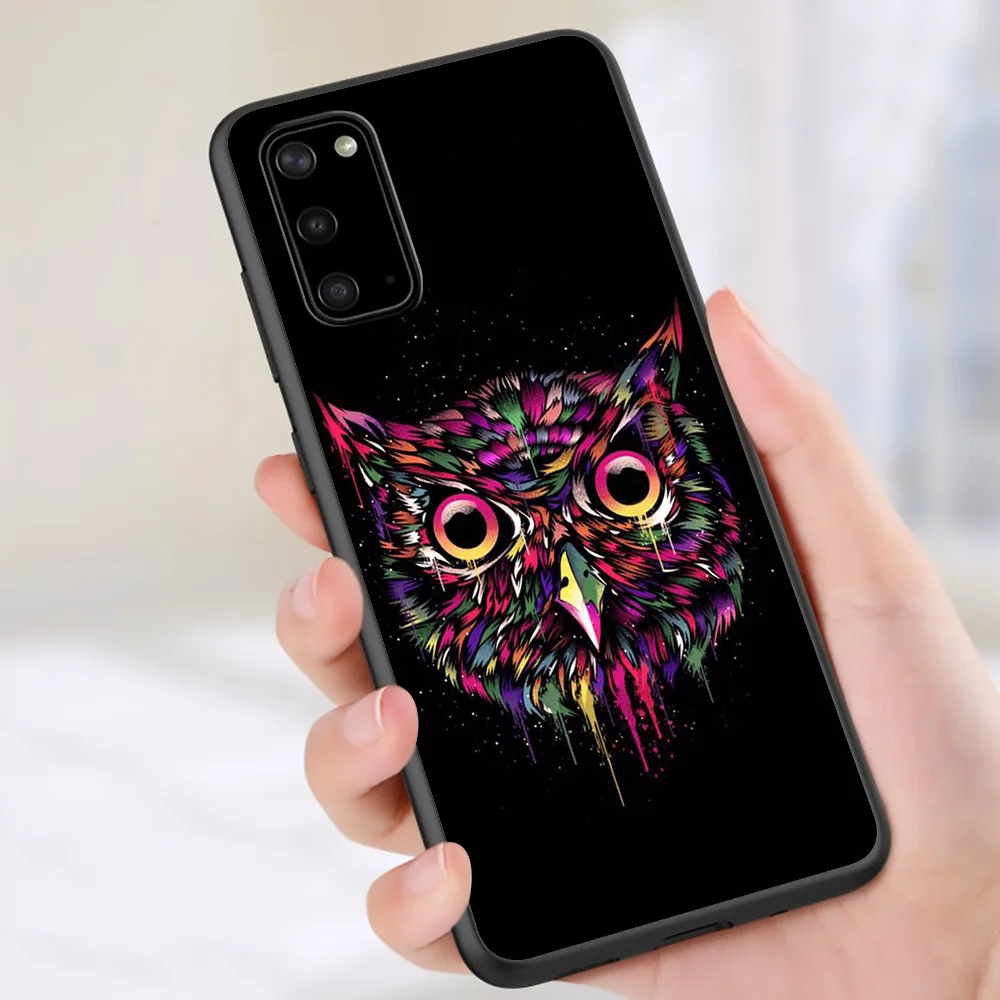 Lavaza Cute Owl Hearts Lover Christmas Soft Case for Samsung Note A3 A5 A6 A7 A8 A9 A10s A20s A30s A40s A50s 10 A70 8 9 J6 Plus | Мобильные