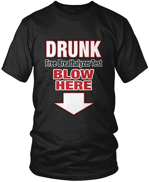 

Free Breathalyzer Test, BLOW HERE Men's T-shirt,