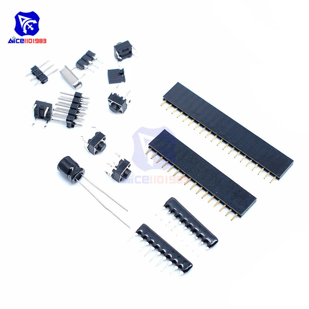 Diymore C51 AVR MCU макетная плата DIY Набор обучающая плата компоненты Самовосстанавливающийся Предохранитель 51 Серия микроконтроллер ATmega16