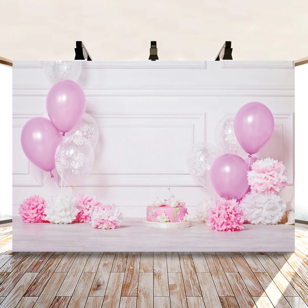 Yeele вечеринок розового цвета и клипсы для воздушных шаров цветы фон фотосъемки с