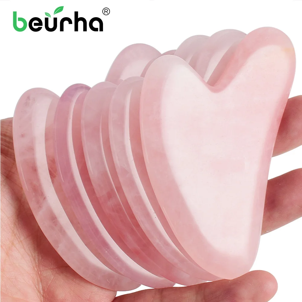 

Natural Jade Scraping Board Facial Massager Pressure Therapy Scraper Health Care Beauty Massage Tool for Face Lifting Slimming