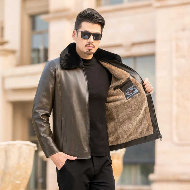 Новинка 2020 зимняя мотоциклетная мужская куртка из искусственной кожи Мужская