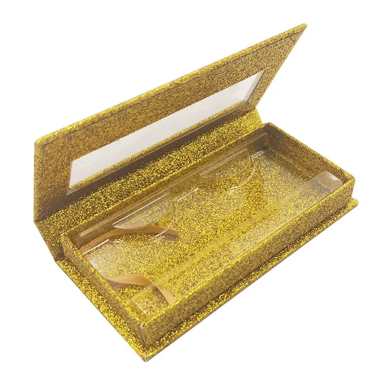 Window Yellow Пользовательские ресницы упаковочные коробки Подарочная коробка ресницы посылка на заказ Чехол для хранения s Макияж Косметический Чехол норка накладные ресницы 1 шт - Цвет: Window Yellow