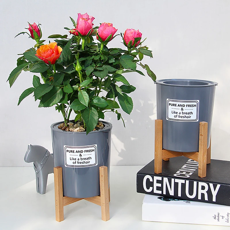 Креативная деревянная рамка набор горшок для растений автоматический