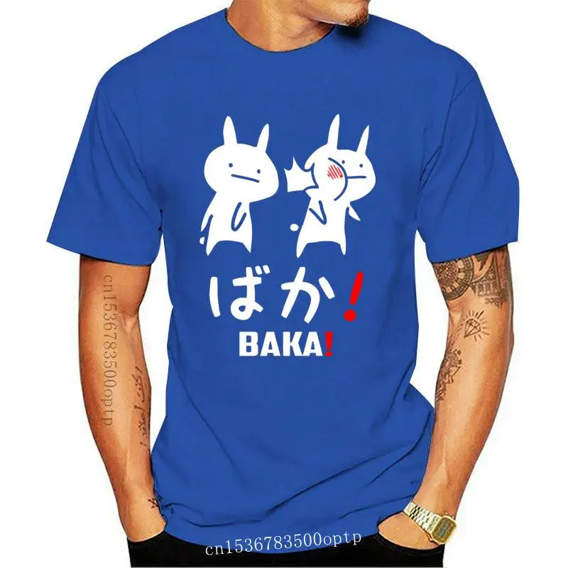 

Anime Baka Rabbit Slap Japanese Funny T-Shirt new trends Tops Tee Shirt