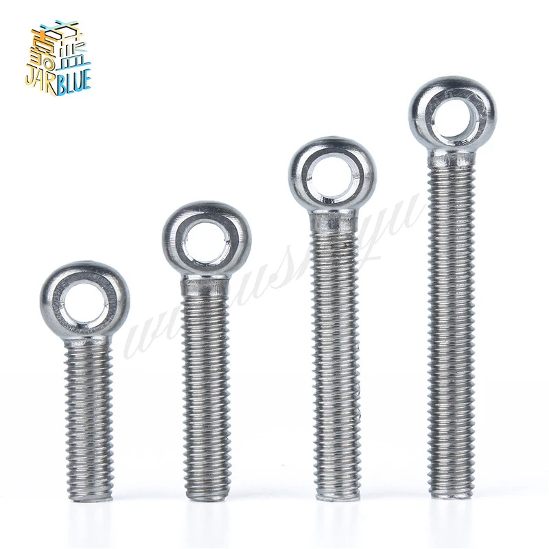 GB798 304 Stainless Steel Eye Bolt Stud Articulated Anchor Bolt [M5 M6 M8 M10 M12 M14 M16] image 2