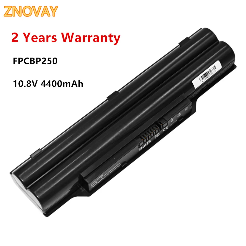 

Аккумулятор ZNOVAY FPCBP250 для FUJITSU LifeBook A530 A531 PH521 AH530 AH531 LH701 LH520 LH522 FMVNBP186 FMVNBP189 10,8 В 4400 мАч