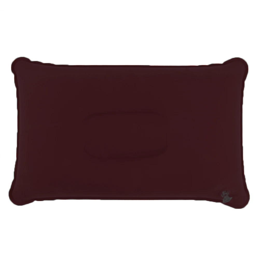 3 Colors Outdoor Portable Folding Air Inflatable Pillow Double Sided Flocking Cushion for Travel Plane Hotel Sleep | Спорт и