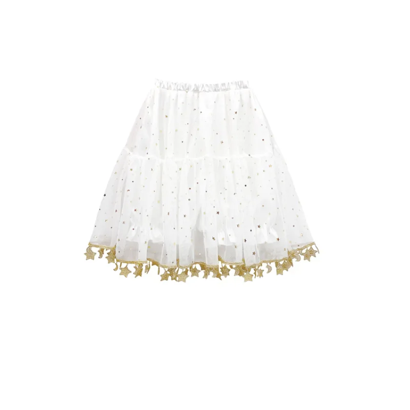 

New JK Lace Skirt Bottom Shorts Cute Pumpkin Pants Safety Pants Bloomers Anti-light Star Gauze Lolita Shorts