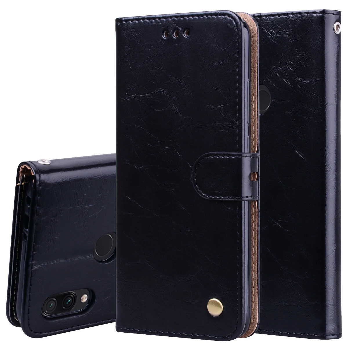 Кожаный чехол для Redmi Note 7 6 5 Plus K20 Pro 7A Go 6A S2 3S 5A 4A 4X Xiaomi Mi A1 A2 Lite 5X 6X 8 Mi8 Pocophone F1