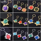 Брелок для ключей для косплея, 7 элементов, светящийся глаз Бога