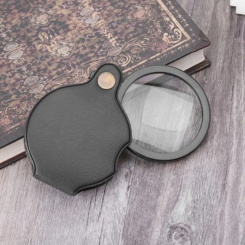 10X Magnifier Lens Mini Portable Pocket Foldable Reading Jewelry Magnifying Glass Loupe | Инструменты