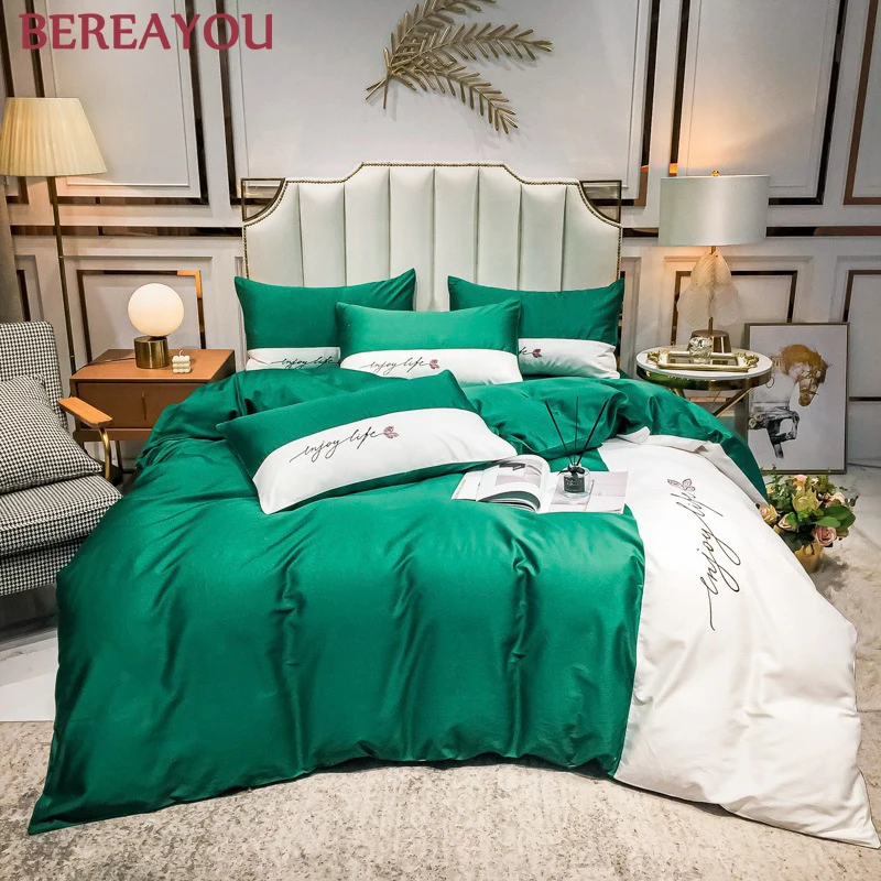Мягкие постельные комплекты роскошный комплект постельного белья хлопковое
