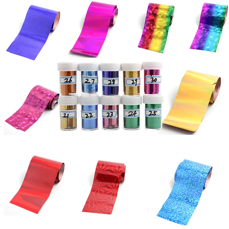 Украшения для ногтей Наклейка из сломанного зеркального стекла очаровательные