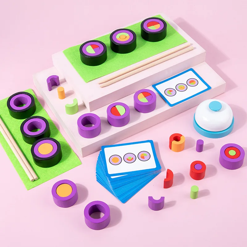 

Children's Wooden Kitchen Pretend Toy Sushi Cooking Role Play Matching Puzzle Montessori Fine Motor Training Kids Pretend Play