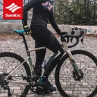 Женские велосипедные брюки Santic, спортивные флисовые теплые велосипедные брюки для горного велосипеда, сохраняющие тепло брюки для дорожного велосипеда, Осень-зима, Азиатский размер L0C04122